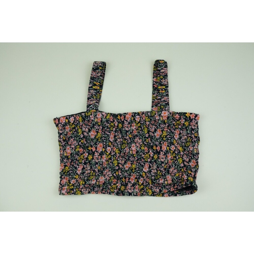 American Eagle Medium Floral Stretchy Crop Top - Women's Casual Summer Fashion